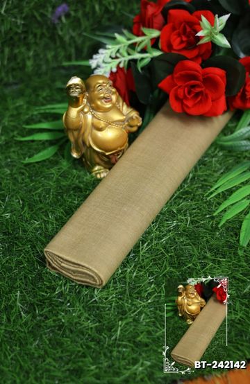 Elegant Silk Dhoti Shirt & Saree Couple Combo coordinated look for special occasions - CHOCOLATE COLOR (1)