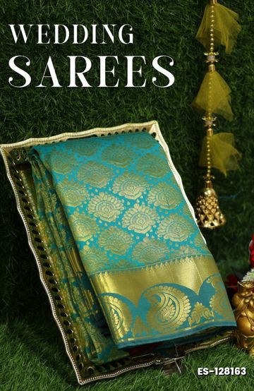 MODERN FANCY SOFT SILK SAREES WITH BUTTA DESIGN - ORANGE (1)