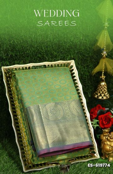 ELITE BRIDAL PICK &PICK SILK SAREES AND WEDDING ART SILK SAREES - CREAM COLOR (2)