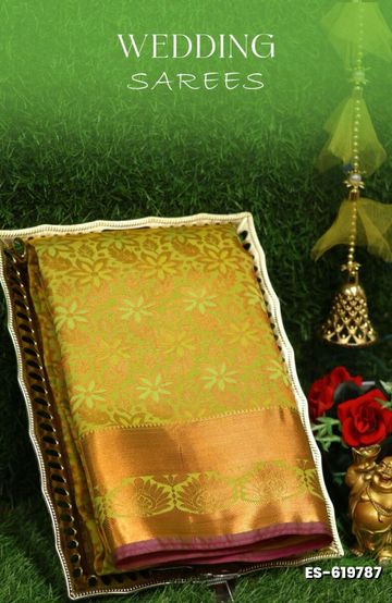 DIGITAL EMBROIDERY PRINTING COTTON SAREES - EMERALD COLOUR