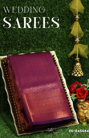 Traditional linen cotton saree comfort meets traditional flower design - RED