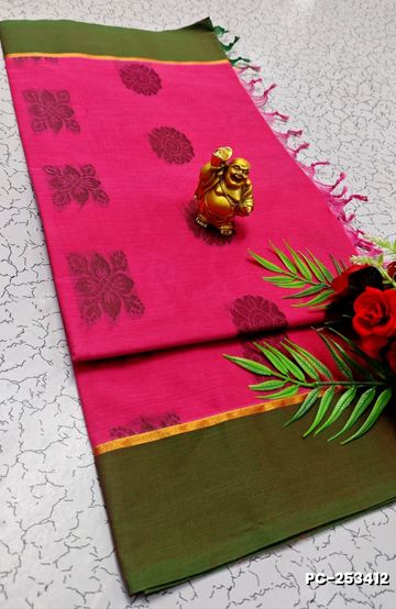 ELITE BRIDAL PICK &PICK SILK SAREES AND WEDDING ART SILK SAREES - LIGHT PEACH