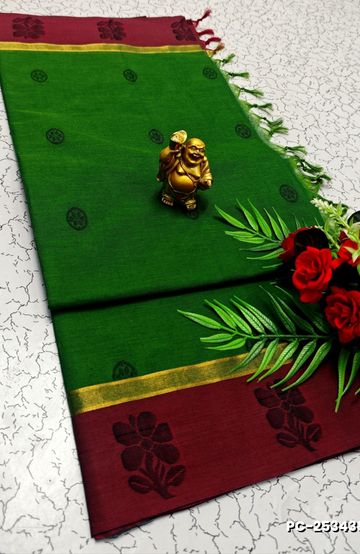KUBERA ELITE BRIDAL RAPIER FANCY LIGHT WEIGHT SILK TYPE SAREES FUNCTION WEAR - LIGHT GREEN (1)