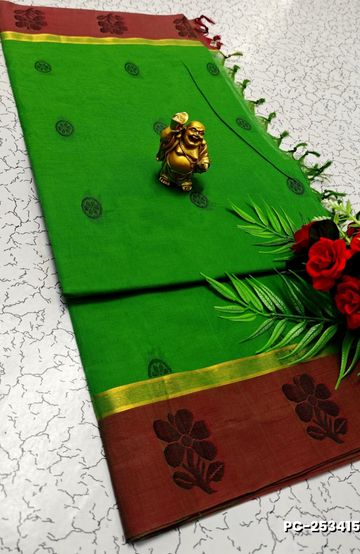 FESTIVAL AND FUNCTION WEAR TRADITIONAL KIDS PATTU PAVADAI STONE WORK DESIGN - CORAL COLOUR (4)