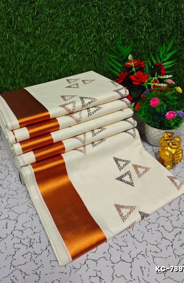 GEORGETTE FANCY SOFT SILK SAREES WITH BLOUSE MODERN FANCY ITEM SAREES - PURPLE COLOUR (2)