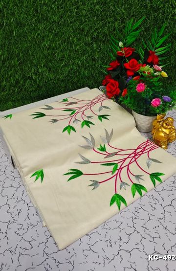 VAALAINAAR (VAZHAI) PATTU SOFT SILK SAREES FUNCTION AND FESTIVALS PERPECT WEAR - PEACH (1)