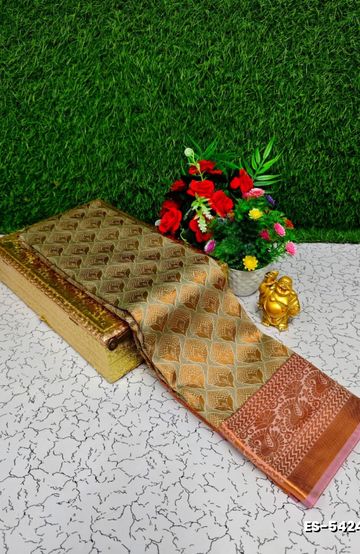 TRENDING KERALA SPECIAL FULL WORK EMBOSSED DIGITAL PRINTING  COTTON SAREE COLLECTIONS - WHITE (40)