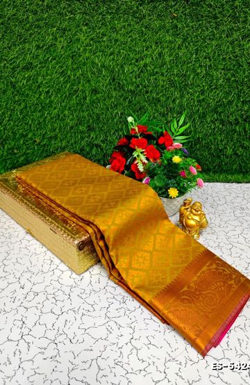 Korvai kotanji Trendy & Fancy bhutta and 2/100 Silk Cotton Sarees Function wear Saree - DARK PINK