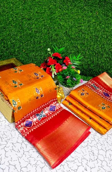 GEORGETTE FANCY SOFT SILK SAREES WITH BLOUSE MODERN FANCY ITEM SAREES - LIGHT GREEN (2)