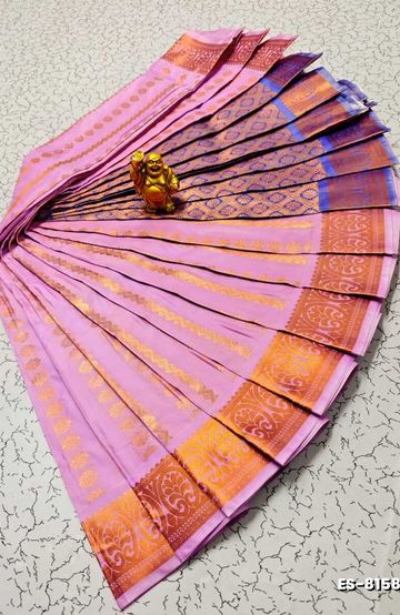 ELITE BRIDAL PICK &PICK SILK SAREES AND WEDDING ART SILK SAREES - LIGHT PEACH