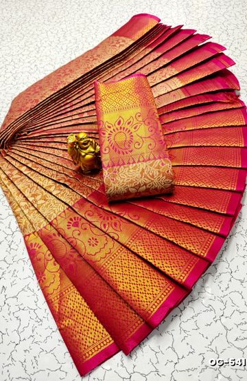 SOFT SILK FANCY BEST QUALITY SILK THENMATHI SAREES - ONIYAN PINK