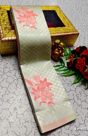 Elegant Silk Dhoti Shirt & Saree Couple Combo coordinated look for special occasions - BEIGE COLOUR