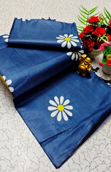 Dailywear cotton sarees premium look lightweight comfortable wear - BOTTLE GREEN (11)