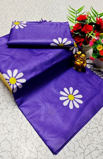 TRENDING KERALA SPECIAL FULL WORK EMBOSSED DIGITAL PRINTING TISSUE SAREE COLLECTIONS - SILVAR (8)