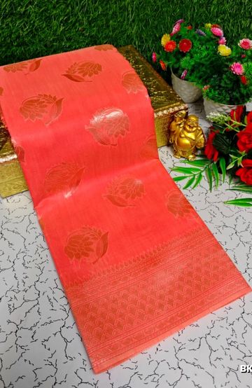 PURE COTTON SAREES SUMMER SPECIAL COLLECTION - LIGHT SKY BLUE (2)