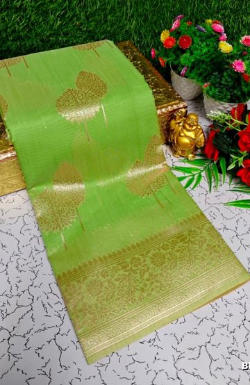 GEORGETTE FANCY SOFT SILK SAREES WITH BLOUSE MODERN FANCY  SAREES - LIGHT YELLOW