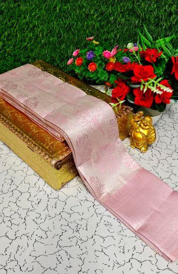 GEORGETTE FANCY SOFT SILK SAREES WITH BLOUSE MODERN FANCY ITEM SAREES - LIGHT GREEN (2)