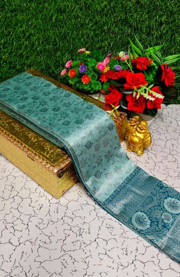 DEGITAL KARGIL PRINTED  COTTON TYPE SAREE - DARK PINK (1)