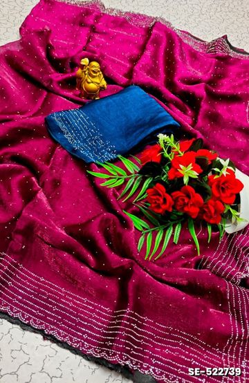 Celestial grace: space silk saree  modern fancy item sarees - VADAMALLI