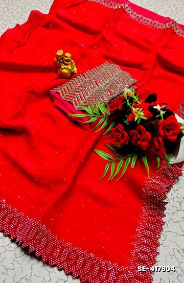 SOFT SILK FANCY BEST QUALITY SILK THENMATHI SAREES - RED (2)