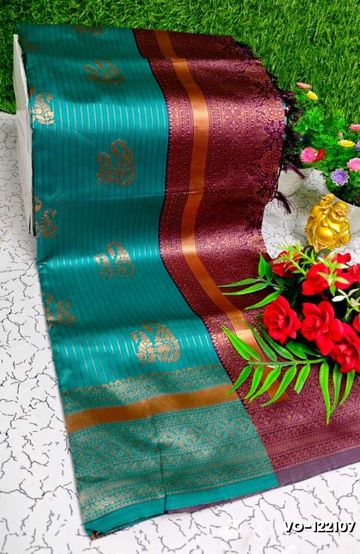 Dailywear cotton sarees all over body flower designpattern design premium look lightweight comfortable wear - CORAL COLOUR