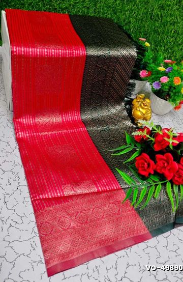 Dailywear cotton sarees premium look lightweight comfortable wear - WINE COLOUR (6)