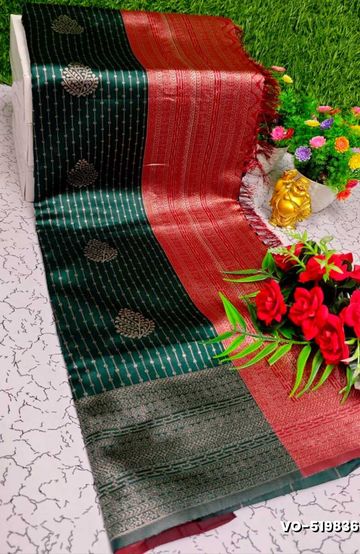 ELITE BRIDAL PICK &PICK SILK SAREES AND WEDDING ART SILK SAREES - LIGHT PINK (9)