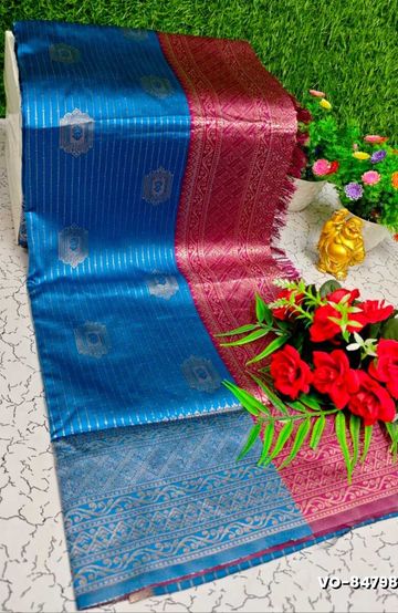 Dailywear cotton sarees all over body flower designpattern design premium look lightweight comfortable wear - DARK GREEN