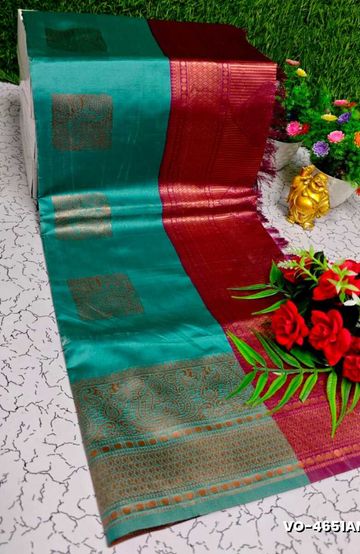 WOMEN TISSUE BLOUSE PIECE MATERIAL (1 METER ) - ONIYAN PINK