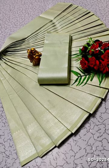 Digital Kubera Pattu Light Weight Luxurious, soft-draping Kubera Pattu Print Saree - WHITE N (2)