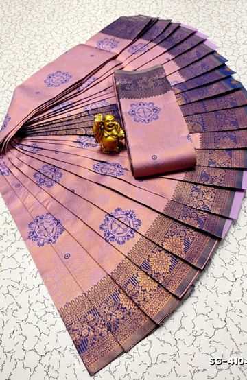 COUPLE COMBO MATCHING AND MATCHING TRADITIONAL SET MATCHING COMBO FOR FESTIVAL SEASONS - BLUE SHADE