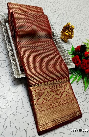 TRENDY WEAR PATTU PAVADAI - LIGHT YELLOW