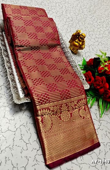 Designer Multi-Color Floral Print Blouse Fabric - BOTTLE GREEN