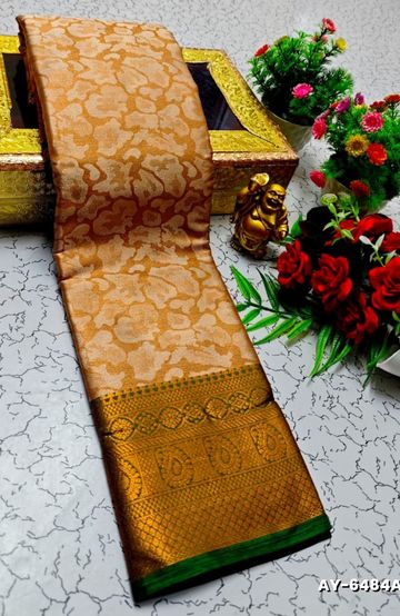 VAIRA OOSI  FANCY  SOFT SILK LIGHT WEIGHT  SAREES - NAVY COLOUR