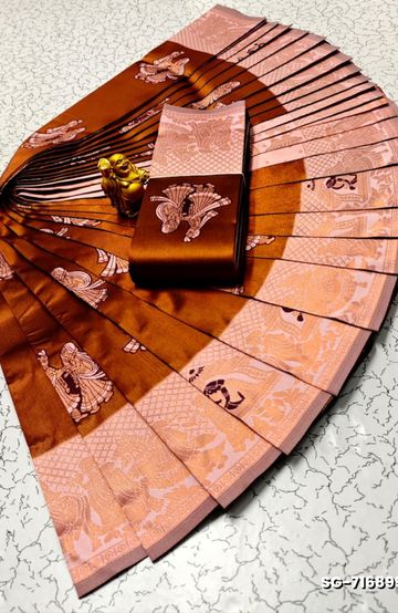 Samuthrika / Vasthrakala Bridal Silk Saree Wedding Saree - LIGHT GREEN (1)