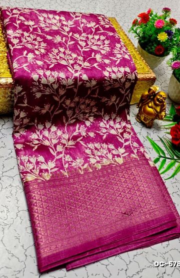 Dailywear cotton sarees all over body flower designpattern design premium look lightweight comfortable wear - VADAMALLI