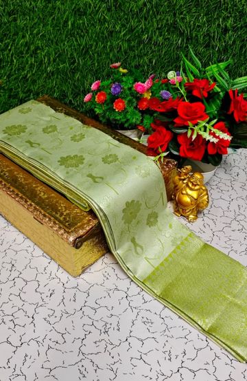 Premium Meena work Soft Silk Saree weddings, festivals, traditional Wear - PURPLE COLOUR