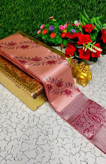 KUBERA ELITE BRIDAL RAPIER FANCY LIGHT WEIGHT SILK TYPE SAREES FUNCTION WEAR - LIGHT GREEN (1)