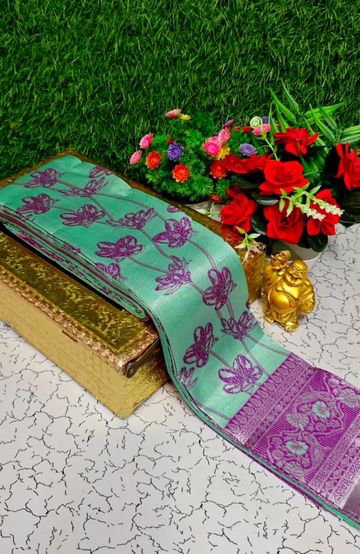 VAALAINAAR (VAZHAI) PATTU SOFT SILK SAREES FUNCTION AND FESTIVALS PERPECT WEAR - MEJANTA (2)