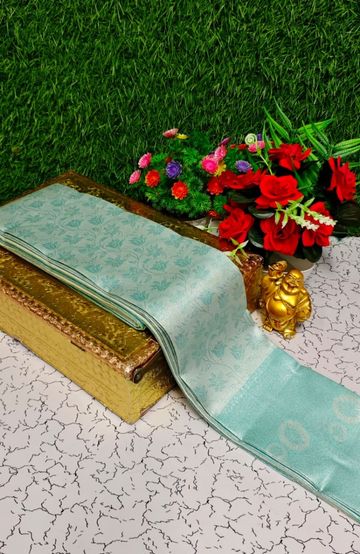 BRIDAL SILK GOLD SILVAR AND COPPER ZARI WEAVE AND WEDDING ART SILK SAREES - DARK PINK (14)