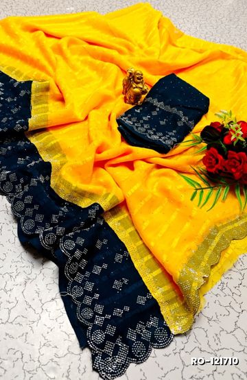 KUBERA ELITE BRIDAL RAPIER FANCY LIGHT WEIGHT SILK TYPE SAREES FUNCTION WEAR - LIGHT SANDLE (5)