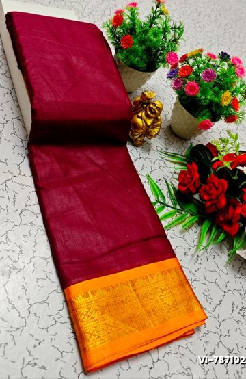 Dailywear cotton sarees all over body flower designpattern design premium look lightweight comfortable wear - BRONCE COLOUR (1)