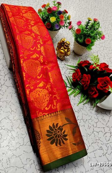 TRENDY WEAR PATTU PAVADAI - LIGHT YELLOW