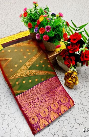 FANCY SILVAR ZARI LIGHT WEIGHT NILA SAREES - LITE TEAL