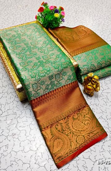 Dailywear cotton sarees all over body flower designpattern design premium look lightweight comfortable wear - CREAM