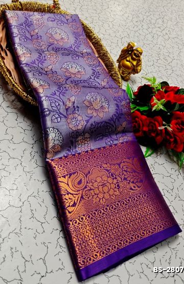 Fancy Print  Office Wear Cotton Sarees All Over Body Circle Poo Design Premium Look lightweight Comfortable Wear - MAUVE COLOUR