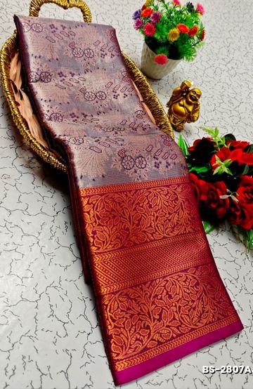 TRADITIONAL KIDS PATTU PAVADAI SET FUNCTION AND FESTIVAL WEAR - YELLOW COLOR (1)