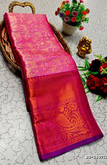GEORGETTE FANCY SOFT SILK SAREES WITH BLOUSE MODERN FANCY ITEM SAREES - LIGHT SANDLE (1)