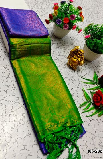 Korvai kotanji Trendy & Fancy bhutta and 2/100  Silk Cotton Sarees Function wear - RED (4)