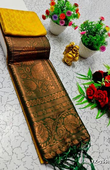 Elegant Silk Dhoti Shirt & Saree Couple Combo coordinated look for special occasions - REXONA (4)